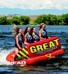 Picture of Airhead Sports Group AHT2218GM Great Big Mable 4-Rider Inflatable Towable Tube