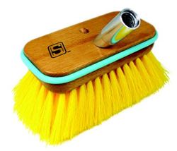 Picture of Seachoice QYM0106YM-ADAPTER Medium Deck Brush with Bumper and Threaded Adapter