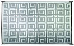 Picture of Fultyme RV 6 X 9 TOUPE/LIGHT GREY Outdoor Patio Mat 6' x 9' Reversible