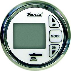 Picture of Faria Instruments F13852 In-Dash Dual Temperature Digital Depth Sounder with Transom Mount Transducer