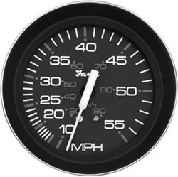 Picture of Faria Instruments F33009 Coral 4" Speedometer Gauge 55 MPH Black