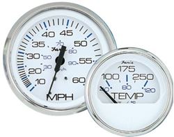 Picture of Faria Instruments F13802 Chesapeake SS White 2" Oil Pressure Gauge 80 PSI