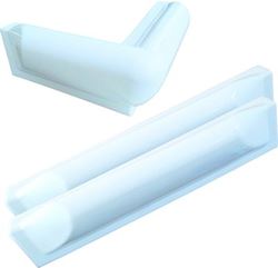 Picture of Dock Edge DE73100F Dock Bumper Protection Kit White - 1 Corner & 2 Straight Bumpers