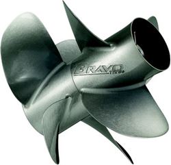 Picture of Quicksilver 8M0123404 Thunderbolt Bravo III 21 Pitch 4-Blade Front Propeller