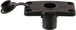 Picture of Scotty Downriggers 0244L-BK Scotty 244LBK Flush Mount Bracket, Black, Locking