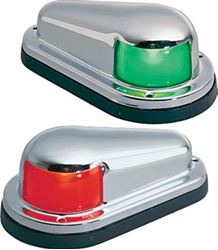 Picture of Perko 0915 DP0 STS Horizontal Mount Side Navigation Lights Pair Stainless Steel