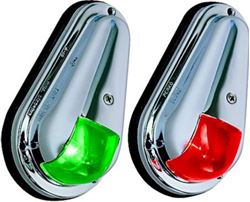 Picture of Perko 0955 DP0 STS Vertical Mount Side Navigation Lights Pair Stainless Steel