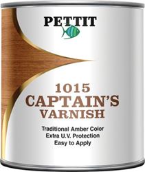 Picture of Pettit Paint 8710106 Captain's Varnish Marine Wood Finish 1 Gallon