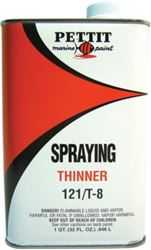 Picture of Pettit Paint 11212108 121/T-8 Fast Evaporating Spray Thinner Quart