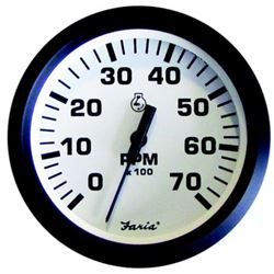Picture of Faria Instruments F32905 Euro 4" Tachometer 7000 RPM All Outboard