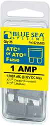 Picture of Blue Sea Systems 5235100-BSS FUSE ATO/ATC 1A PACK 25