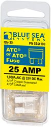 Picture of Blue Sea Systems 5244100-BSS FUSE ATO/ATC 25A PACK 25