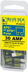 Picture of Blue Sea Systems 5245100-BSS Blue Sea 5245100 Fuse ATO/ATC 30 Amp 25/Pk