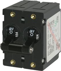 Picture of Blue Sea Systems 7232BSS Circuit Breaker Aa2toggle 10a Blk