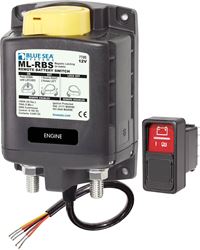 Picture of Blue Sea Systems 7700BSS ML-RBS Remote Battery Switch 12V 500A with Manual Control