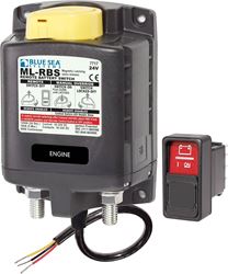 Picture of Blue Sea Systems 7717BSS 24V 500A ML-Series Remote Battery Switch with Manual Control