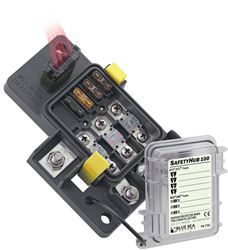 Picture of Blue Sea Systems 7725-BSS SafetyHub 100 Fuse Block - 7 Circuit 32V DC