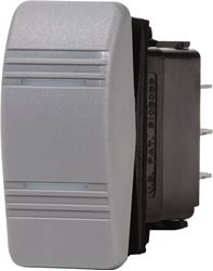 Picture of Blue Sea Systems 8232-BSS Water Resistant Contura III SPDT Switch Gray On-Off-On