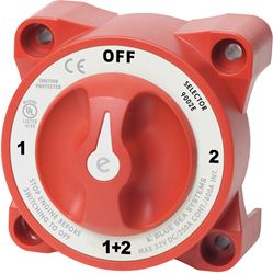 Picture of Blue Sea Systems 9002E-BSS e-Series Battery Selector Switch 4 Position with AFD