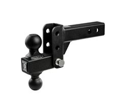 Picture of Bulletproof Hitches LD202 Light Duty 2" Ball Mount with Dual Ball 2" Drop/Rise