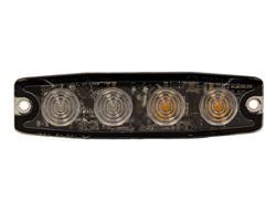 Picture of Buyers 8892248 Ultra Thin 4.5" Dual Color LED Strobe Warning Light