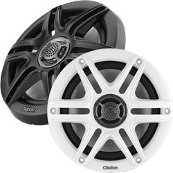 Picture of Clarion 010-03045-00 6.5-Inch Coaxial Marine Speakers with Sport Grilles
