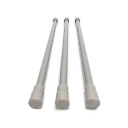 Picture of Camco 44055 Adjustable Refrigerator Bar 3-Pack 16-28 Inches Gray