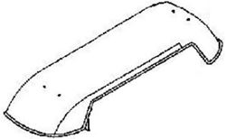 Picture of Dometic 9108553388 Vent Roof Cap,polar White