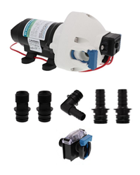 Picture of Xylem R3526144D 12V RV Water Pump 3 GPM 50 PSI Self-Priming