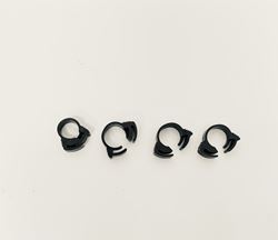 Picture of Helix Racing Products 111-2222 100PK NYLON RATCHET CLAMPS  11/32'