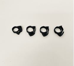 Picture of Helix Racing Products 111-2224 100PK NYLON RATCHET CLAMPS  15/32'.