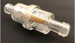 Picture of Helix Racing Products 118-9003 3/16" Inline Fuel Filter with Bronze Element