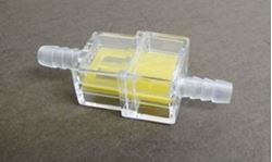 Picture of Helix Racing Products 1189012 Filter-Fuel 1/4" Clear/yellow