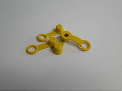 Picture of Helix Racing Products 202-2002 Helix  Brake Bleeder Caps - Yellow