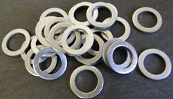Picture of Helix Racing Products 205-2500 BRAKE BANJO WASHERS 25 PC  ALUMINUM