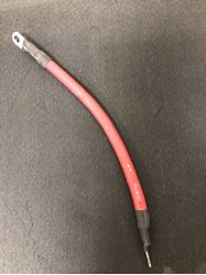 Picture of Helix Racing Products 680-6708 Battery Cable Red 8 Foot Positive Terminal