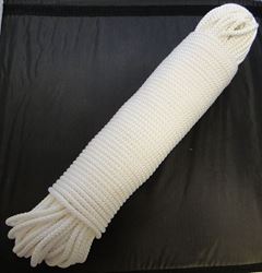 Picture of Helix Racing Products 800-0200 Nylon Starter Rope 200ft #8 White