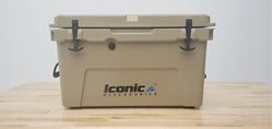 Picture of Iconic 810-1050 51 Quart Rotomolded Cooler Box with Aluminum T-Track