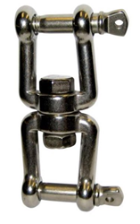 Picture of Lewmar SWIVELJJ8 Jaw Jaw Swivel 5/16''8mm Ss