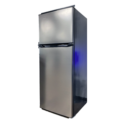Picture of Lippert Components 2022302162 Cannon 12V RV Refrigerator 10.7 Cu Ft Black Stainless Left Hand