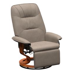 Picture of Lippert Components 2024044217 Euro Recliner Swivel Chair Driftwood