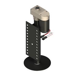 Picture of Lippert Components 428493 Electric Leveling Jack with Mounting Plate 5000 lb