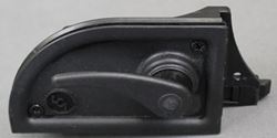 Picture of Lippert Components 721669 RV Screen Door Latch Right Hand Black