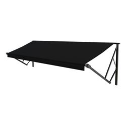 Picture of Lippert Components V000211468 14' Solid Black RV Patio Awning Fabric with Black Weather Guard