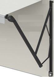 Picture of Lippert Components V000437896 12V Patio Awning Hardware Kit 69" Black