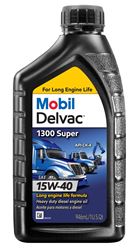 Picture of Mobil 122494 Delvac 1300 Super 15W-40 Heavy Duty Diesel Engine Oil - 1 Quart