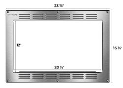 Picture of Contoure RV-TRIM8S Stainless Steel Microwave Trim Kit for RV-190S-CON
