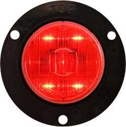Picture of Optronics MCL52RB LED MARK LIGHT W/FLANGE 2in. RED - (Pack of 1)