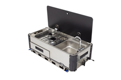 Picture of Suburban Mfg 3250AST Slide-Out Outdoor Kitchen Cooktop with Sink