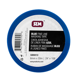Picture of SEM Products SM0010 SEM BLUE FINE LINE MASKING TAPE .24IN X